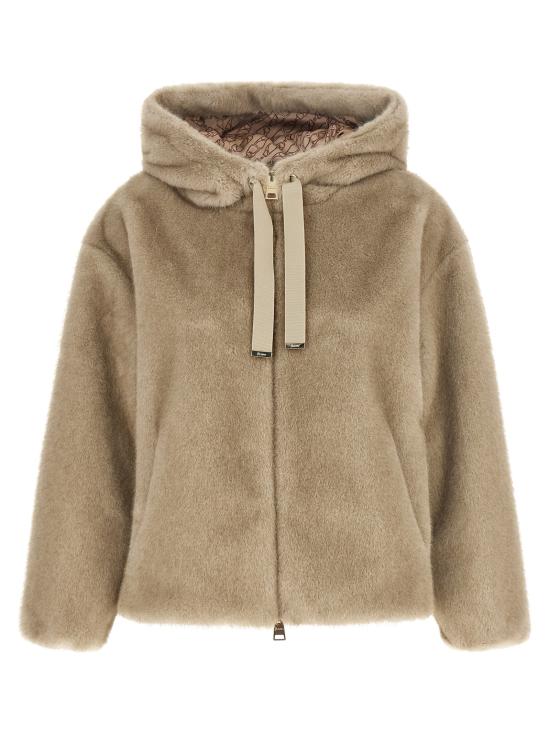 26FW 에르노 멜란지 얼터너티브 밍크 퍼 보머 자켓 GI000318D127391985 Beige