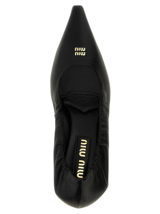 25FW 미우미우 힐/펌프스 5I374EFD055EFXF0002 Black - MIU MIU