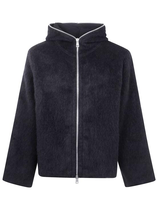 25FW 아워레가시 후드 티셔츠 M4243FBH BLACK - OUR LEGACY