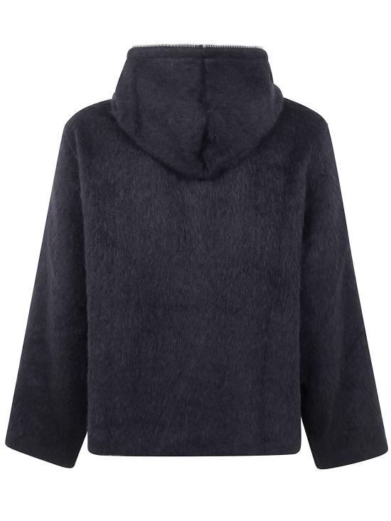 25FW 아워레가시 후드 티셔츠 M4243FBH BLACK - OUR LEGACY