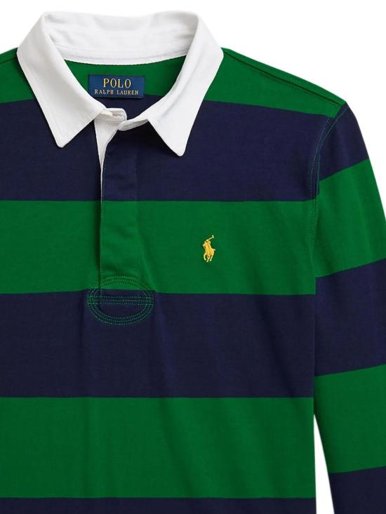 25FW [키즈] 폴로 랄프로렌 폴로 셔츠 323 882614 007 007 ATHLETIC GREEN REFINED NAVY - POLO RALPH LAUREN