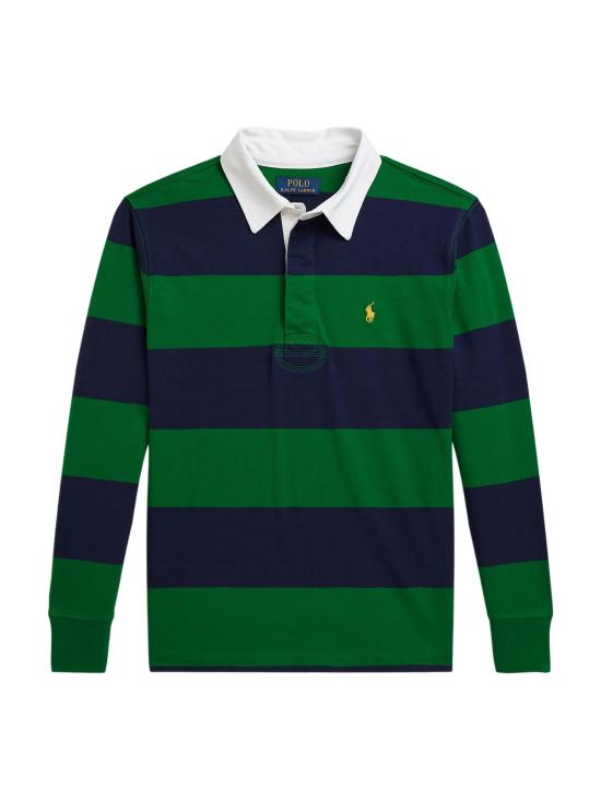 25FW [키즈] 폴로 랄프로렌 폴로 셔츠 323 882614 007 007 ATHLETIC GREEN REFINED NAVY