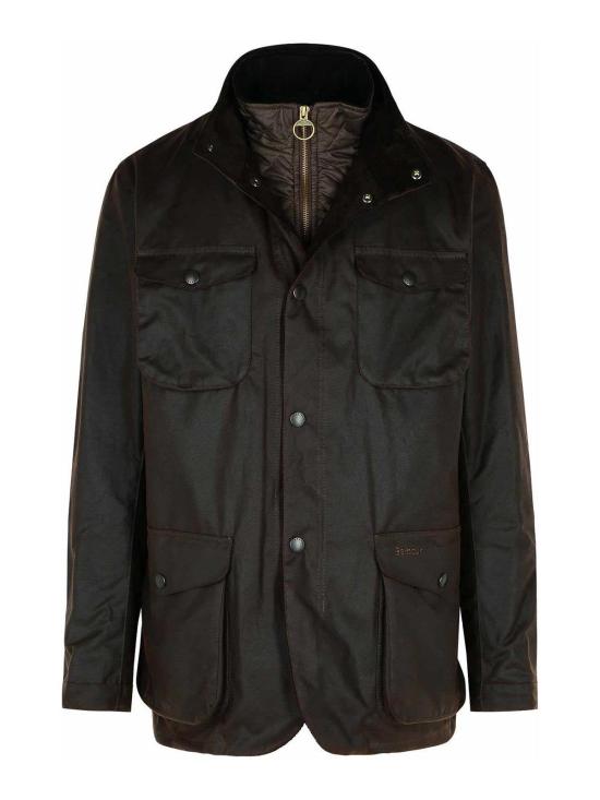 26FW 바버 오그스톤 왁스 자켓 MWX0700RU71 BROWN