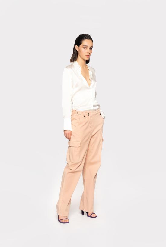  핑코 블라우스 100612ZR64 Z05 White - PINKO