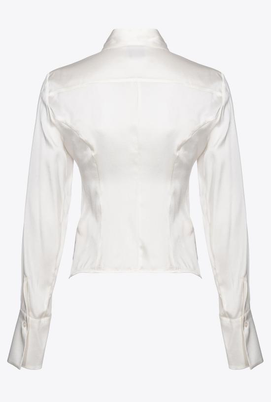  핑코 블라우스 100612ZR64 Z05 White - PINKO