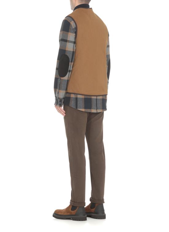 25FW 바버 웜 파일 웨이스트코트 집 인 라이너 MLI0004 MLI1BR31 Brown - BARBOUR