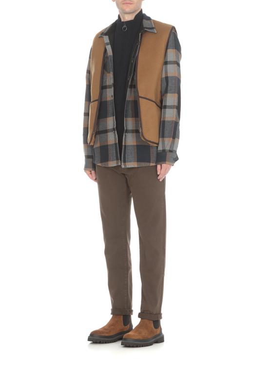 25FW 바버 웜 파일 웨이스트코트 집 인 라이너 MLI0004 MLI1BR31 Brown - BARBOUR