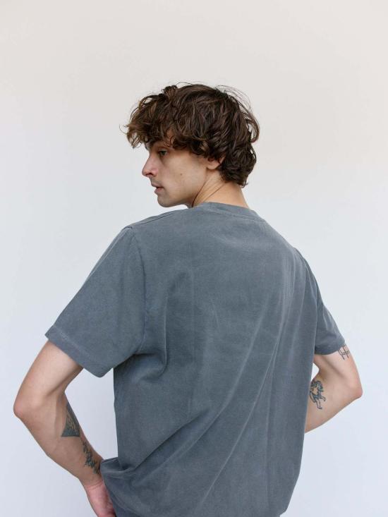  아워레가시 반팔 티셔츠 아워 레거시 워른 블랙 레거시 저지 코튼 박스 티셔츠 - OUR LEGACY