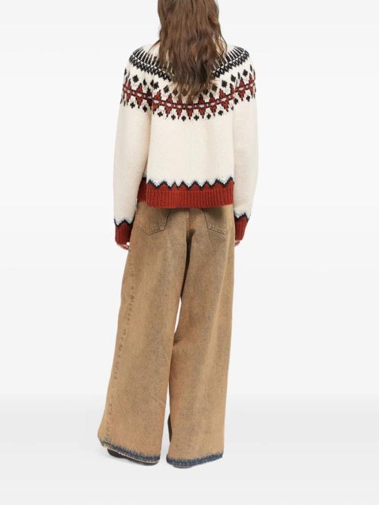 25FW 알라누이 스웨터 LWHE061E25KNI0010F27 Red - ALANUI