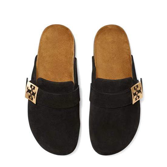 25FW 토리버치 멜로우 뮬 154446 006 PERFECT BLK GOLD - TORY BURCH
