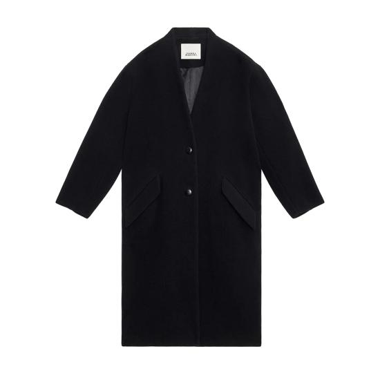 25FW 이자벨마랑에뚜왈 코트 MA0439FAB1D03I 01BK BLACK