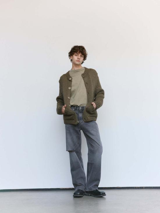  아워레가시 반팔 티셔츠 아워 레거시 기병대 코튼 박스 티셔츠 - OUR LEGACY