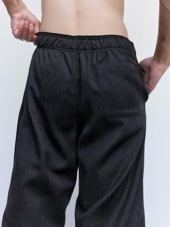  아워레가시 스트레이트 팬츠 아워 레거시 하바나 브라운 체인 울 레저 팬츠 - OUR LEGACY