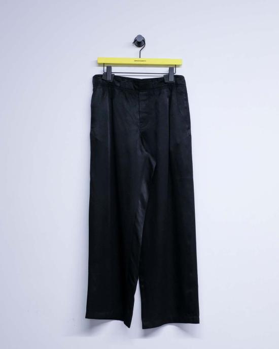  아워레가시 스트레이트 팬츠 아워 레거시 프레시 블랙 타맥 트윌 비스코스 레저 팬츠 - OUR LEGACY