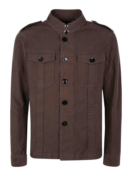 26SS 톰포드 긴팔 셔츠 OJS011FMC171S25FG830 Brown