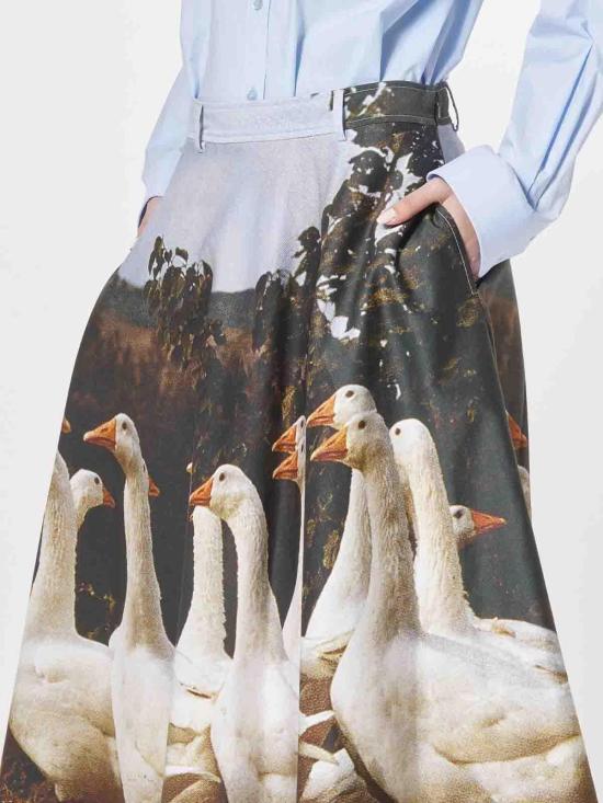  모스키노 롱 스커트 010205531888 Multicolour - MOSCHINO