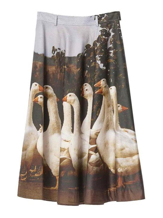  모스키노 롱 스커트 010205531888 Multicolour