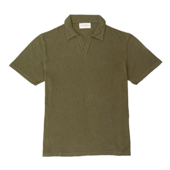 25SS 오피신 제네랄 폴로 티셔츠 S25MTEE209 OLIVE NIGHT Green