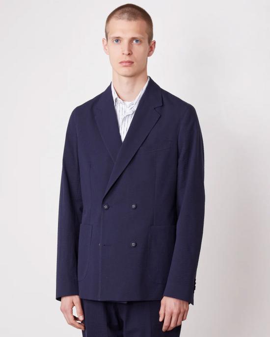 25SS 오피신 제네랄 수트 자켓 S25MTLG401 DARK NAVY Blue - OFFICINE GENERALE
