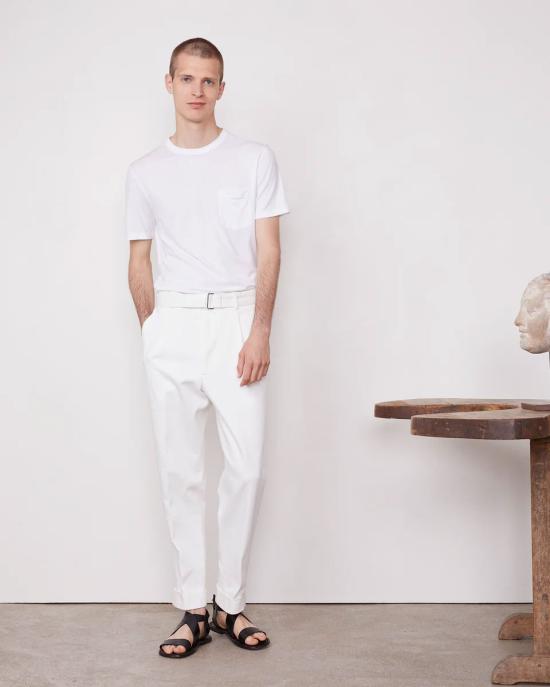 25SS 오피신 제네랄 반팔 셔츠 S25MTEE217R WHITE White - OFFICINE GENERALE