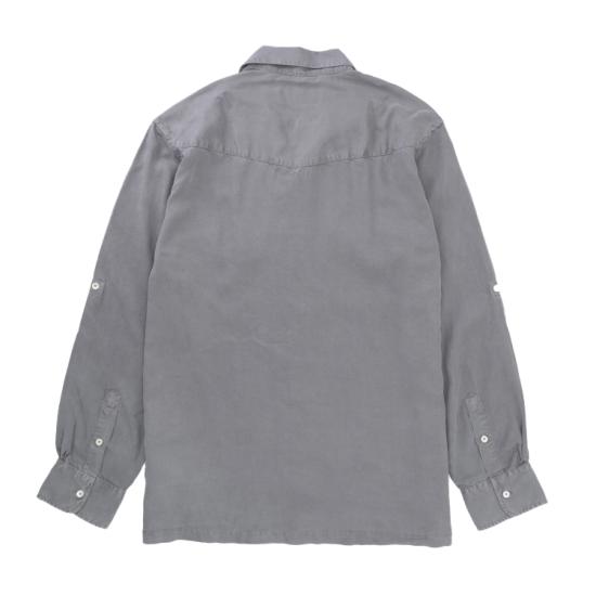 25SS 오피신 제네랄 긴팔 셔츠 S25MSHI027 IRON GREY Grey - OFFICINE GENERALE