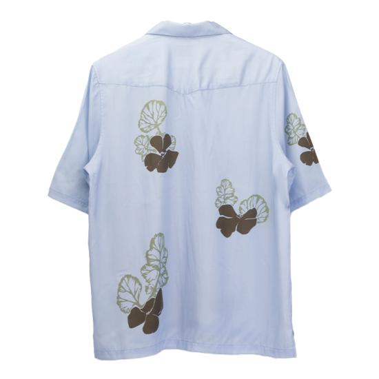 25SS 오피신 제네랄 반팔 셔츠 S25MSHI009 DREAMBLUE OLIVE Blue - OFFICINE GENERALE