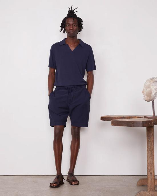 25SS 오피신 제네랄 숏팬츠 S25MSHT803 NIGHT SKY Blue - OFFICINE GENERALE
