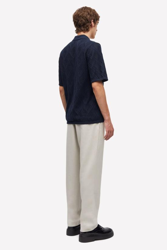 25SS 삼소앤삼소 반팔 셔츠 M25200021 SALUTE Blue - SAMSOE SAMSOE