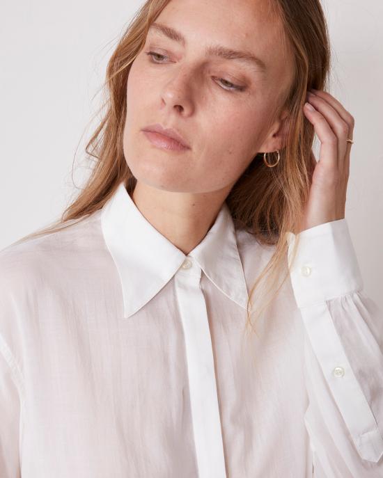 25SS 오피신 제네랄 셔츠 S25WSHI012 ECRU White - OFFICINE GENERALE