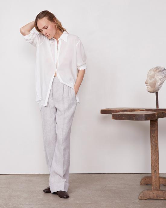 25SS 오피신 제네랄 셔츠 S25WSHI012 ECRU White - OFFICINE GENERALE