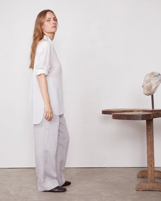 25SS 오피신 제네랄 셔츠 S25WSHI012 ECRU White - OFFICINE GENERALE