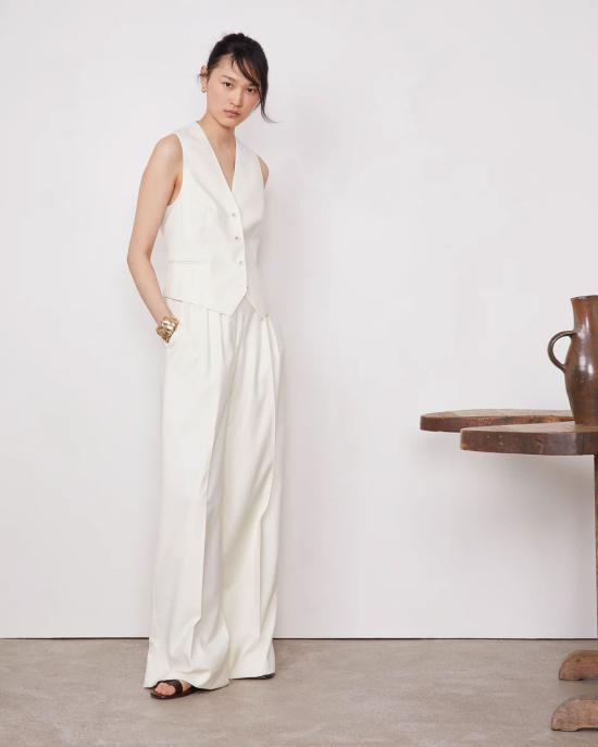 25SS 오피신 제네랄 베스트 S25WTLG421 ECRU Beige - OFFICINE GENERALE