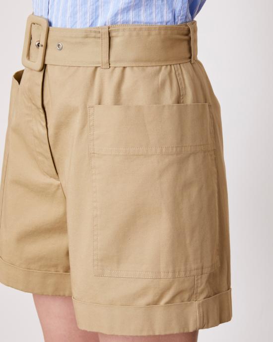  오피신 제네랄 숏팬츠 S25WSHT801 TAN Beige - OFFICINE GENERALE