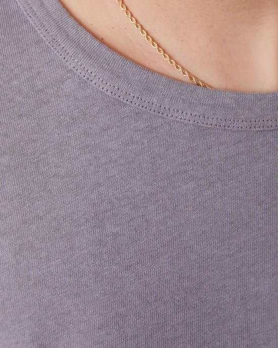 25SS 오피신 제네랄 긴팔 티셔츠 S25WTEE204 ELEPHANT GREY Grey - OFFICINE GENERALE