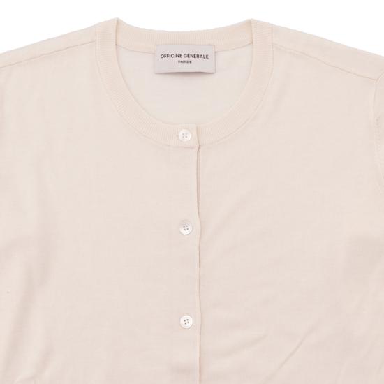 25SS 오피신 제네랄 스웨터 S25WKNT302 ECRU Beige - OFFICINE GENERALE