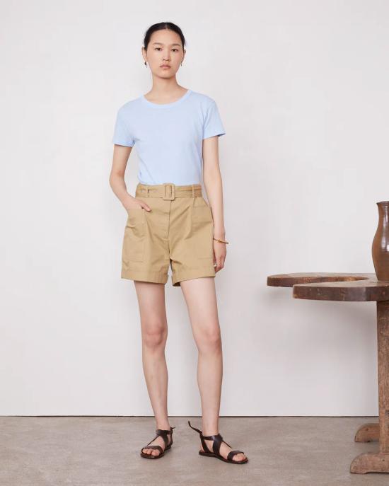 25SS 오피신 제네랄 긴팔 티셔츠 S25WTEE206 DREAM BLUE Blue - OFFICINE GENERALE