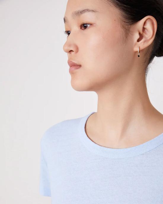 25SS 오피신 제네랄 긴팔 티셔츠 S25WTEE206 DREAM BLUE Blue - OFFICINE GENERALE