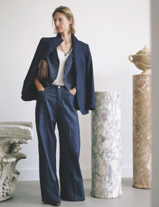 25SS 오피신 제네랄 스트레이트 팬츠 S25W5PT752 DARK INDIGO - OFFICINE GENERALE