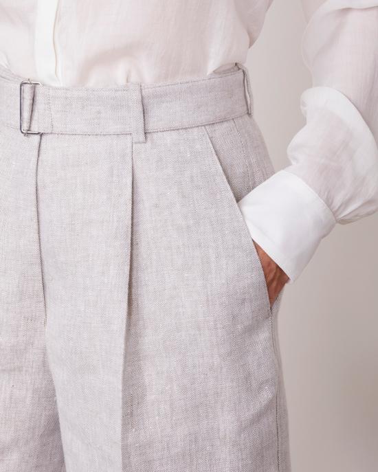  오피신 제네랄 숏팬츠 S25WSHT802 NATURAL Beige - OFFICINE GENERALE