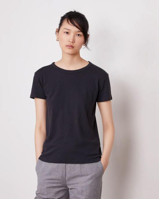 25SS 오피신 제네랄 긴팔 티셔츠 S25WTEE212 BLACK Black - OFFICINE GENERALE