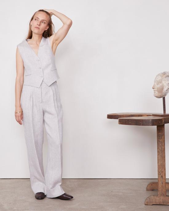 25SS 오피신 제네랄 베스트 S25WTLG405 NATURAL Beige - OFFICINE GENERALE