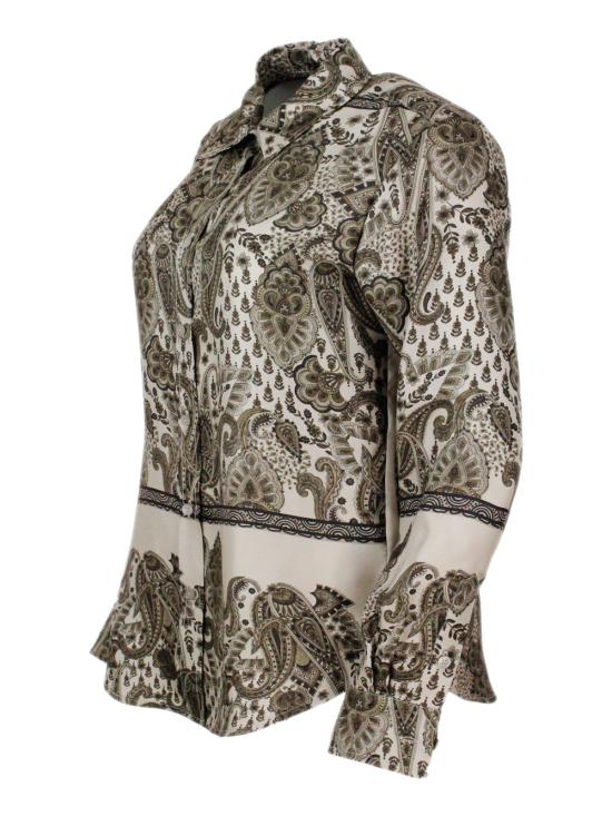 25FW 로레나안토니아찌 셔츠 A2569CA12F5035 1130 Brown - LORENA ANTONIAZZI