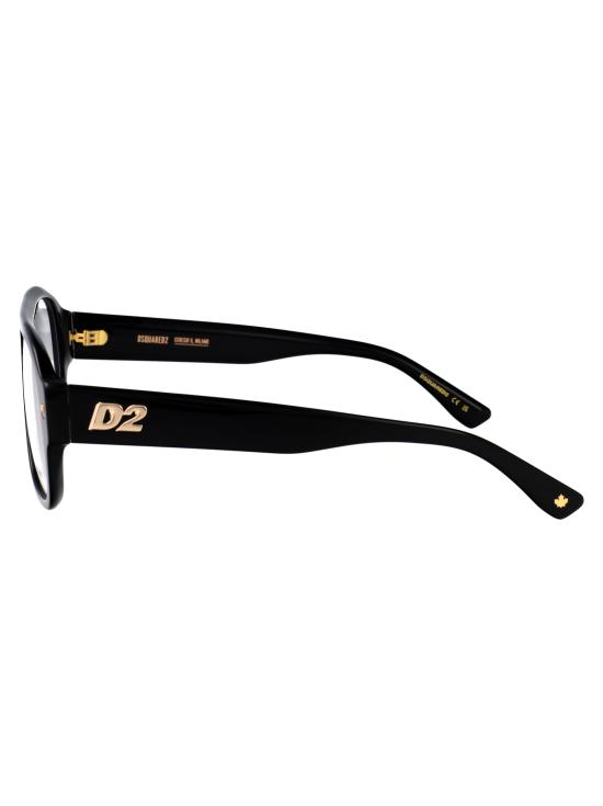 26SS 디스퀘어드2 안경 D2 0125 807 black - DSQUARED2