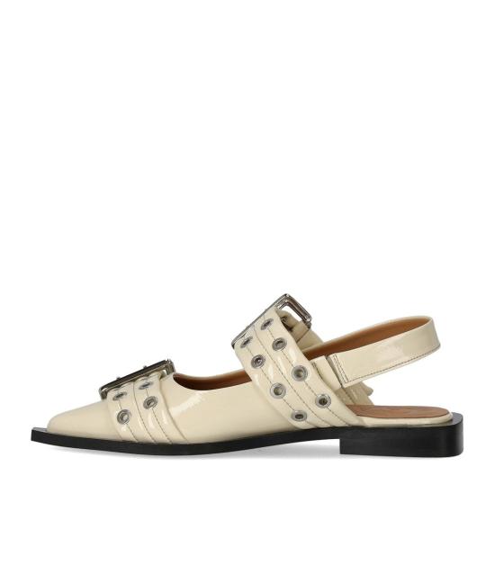 25FW 가니 플랫 슈즈 S2842 135 36 Ivory - GANNI