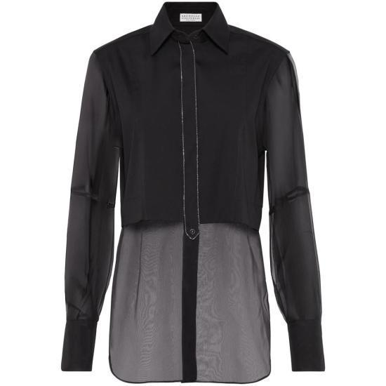 25FW 브루넬로 쿠치넬리 탑 M0091MQ406 C101 Black