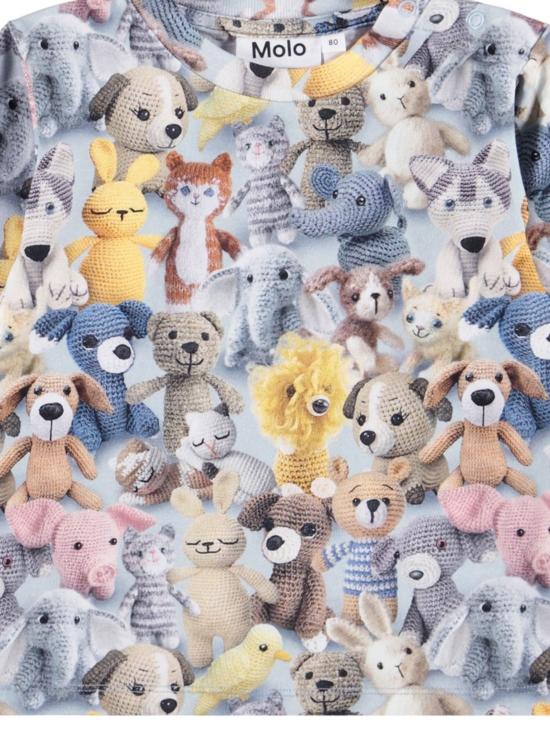 25FW [키즈] 몰로 티셔츠 6W25A402 9422 CROCHET CUTIES - MOLO