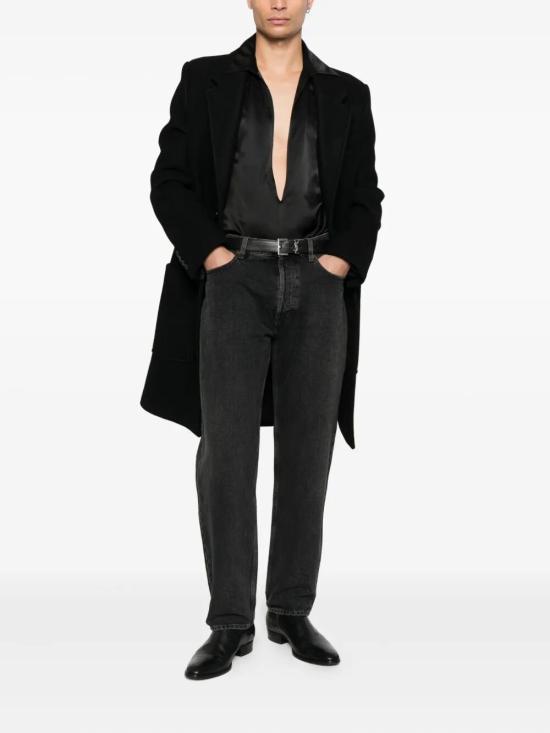 25FW 생로랑 데님 팬츠 816412 Y33VA 1297 WESTWOOD BLACK - SAINT LAURENT