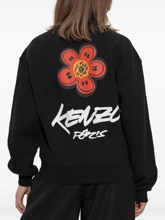 25FW 겐조 긴팔 티셔츠 FF62SW4504MB BLACK - KENZO