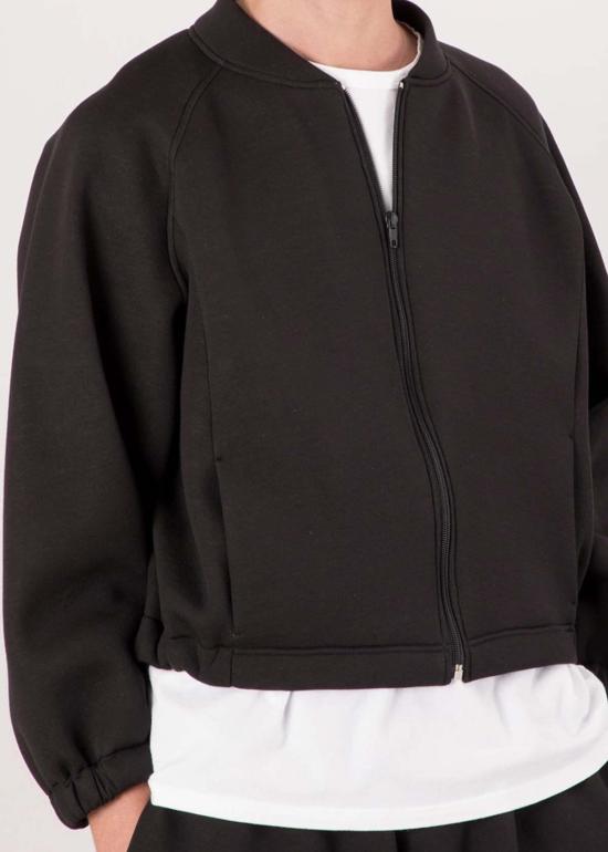  앨범 디 파밀리아 자켓 앨범 Di Famiglia 라이트 봄버 재킷 블랙 - ALBUM DI FAMIGLIA