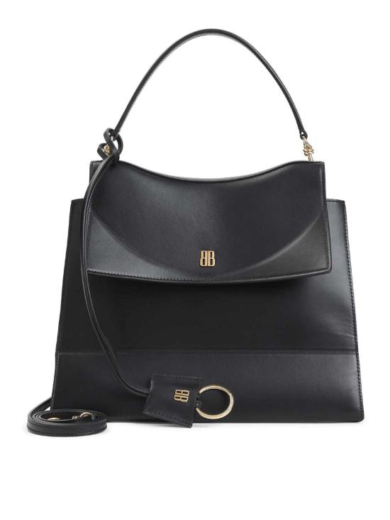 26SS 발렌시아가 나노 미디움 핸드백 8292932ABTZ1000 Black